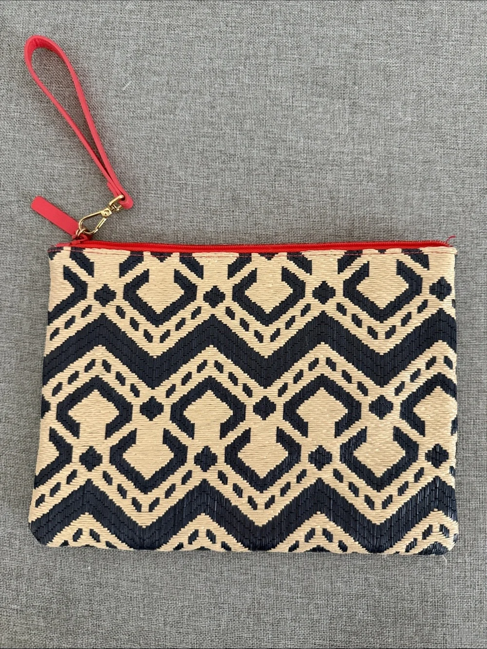 Vera Bradley Woven Floral Embroidered large Clutch Wristlet